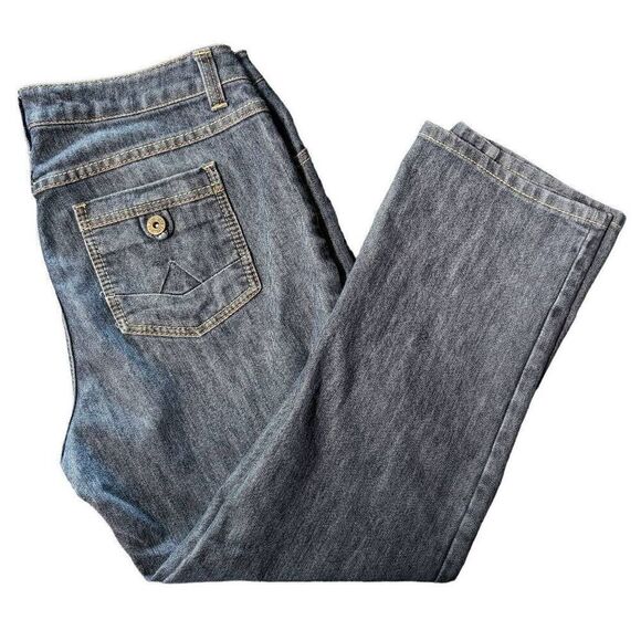 One One Straight Leg Blue Jeans Women's Size 12 - Picture 1 of 7